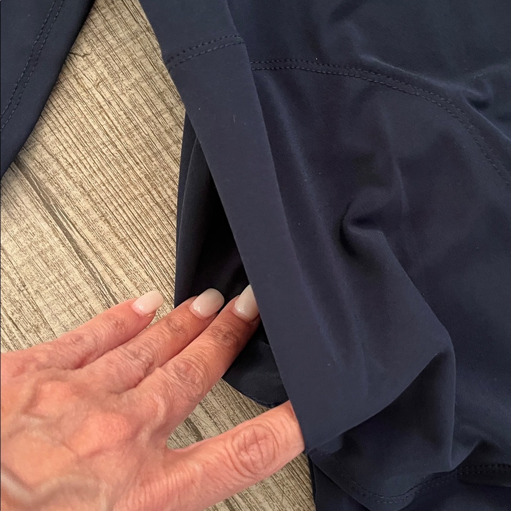 JM Collection Deep Blue Cardigan - Picture 3 of 8
